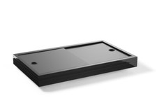 Aquariumabdeckung mit Slide Schiebedeckel - Schwarz - Auch als Maßanfertigung