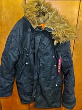 Alpha Industries Parka N3B VF 59 - Schwarz - Herrenjacke XXL