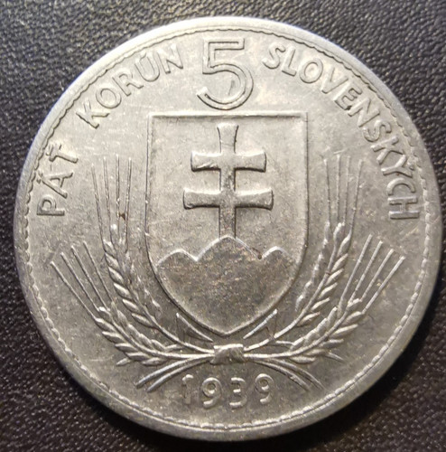 Slowakische republik kronen - republik, 5