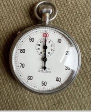 Vintage Lemania Nero Stoppuhr 1950