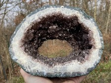 Amethyst Druse mit Loch, 21,5