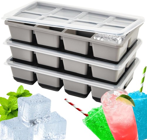 Eiswürfelform silikon 3er set - silikon,