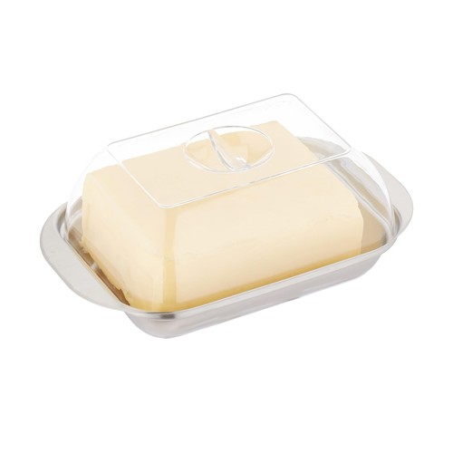 Butterdose edelstahl 250g mit - butterdose,