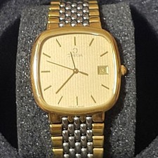 Omega Deville Lady Quartz two-tone vintage