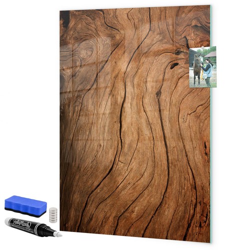 Glas magnettafel memoboard - glas,
