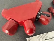 Hansa Matic  Hansamatic  Thermostat- Wannenarmatur in Rot ,Rarität,80er Jahre