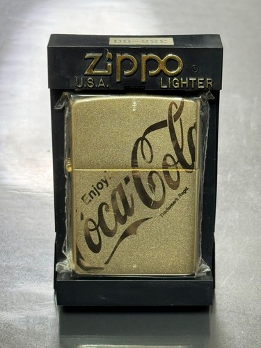 Zippo coca cola gold coating - coca,
