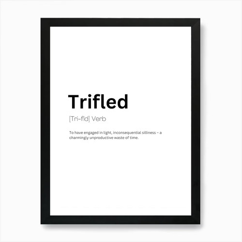 Trifled definition bedeutung - definition,