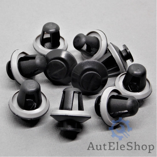 10x leisten clips heckklappe - clips,