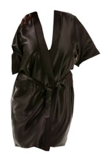 Bademantel morgenmantel satin - morgenmantel,