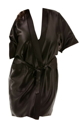 Bademantel morgenmantel satin - bademantel,
