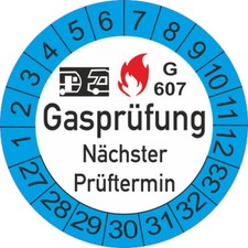 Gasprüfung  G607  Wohnwagen