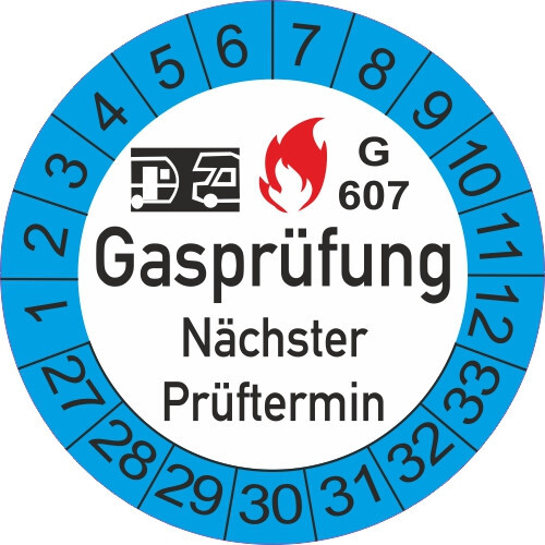 Gasprüfung g607 wohnwagen - g607,