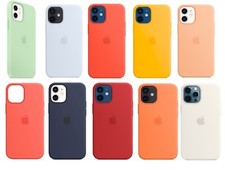 Original Apple iPhone 12 MINI Silikon MagSafe Schutz Hülle Case Cover