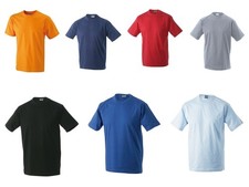 JAMES+NICHOLSON Arbeitsshirt Herren Workwear Robust T-Shirt S-6XL N800 NEU