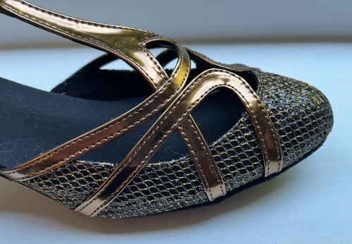 Neu damen tanzschuhe - braun, /