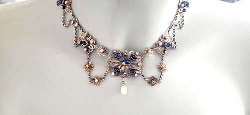 Trachten collier blaue - collier,