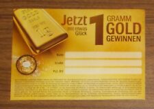 Seltene Werbung Ferrero ROCHER Goldbarren Promo 2024