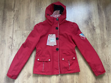 Subscribe Damen Kapuzen Reit Übergangs Jacke Damen Gr. 38/ M Rot Thermocoat
