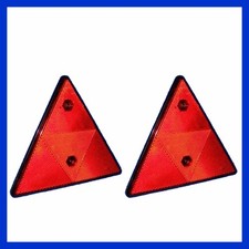 2 x Dreieckiger Rückstrahler