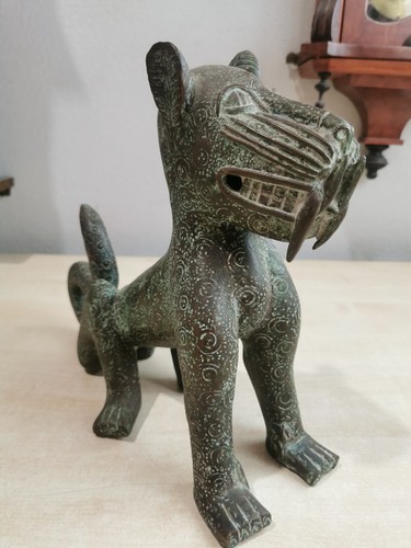 Afrikanische bronze figur - afrikanische,