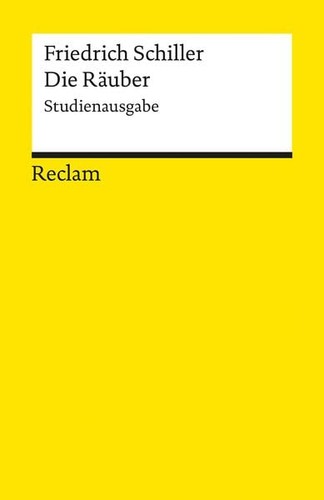 Die räuber studienausgabe - die, räuber.