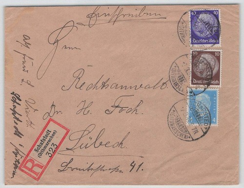 Reich brief schafstedt - d.,