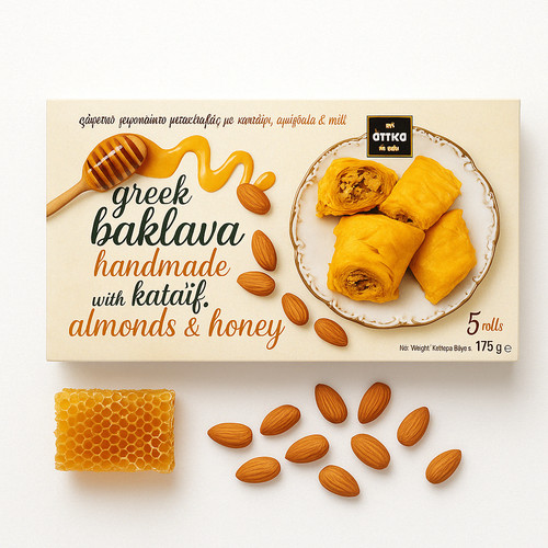 Griechisches baklava mit - baklava,