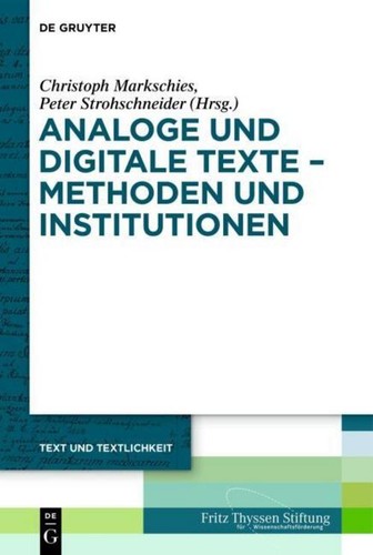 Analoge und digitale texte - und,