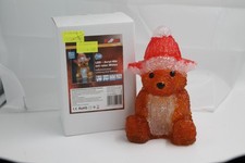 LED-Acryl-Bär mit roter Mütze