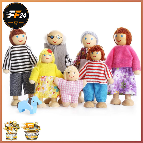 Puppenfamilie köpfe holz - puppenfamilie,
