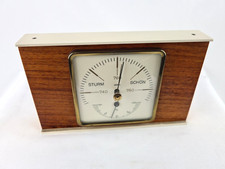 Vintage Wetterstation Fischer Barometer Thermometer sehr dekorativ