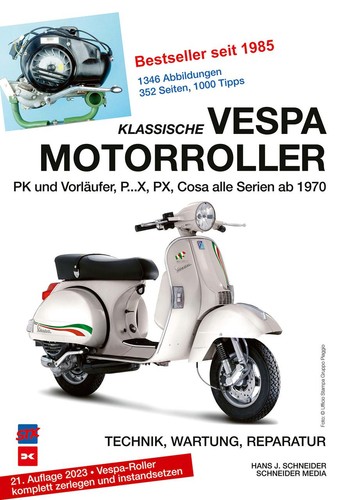 Klassische vespa motorroller - vespa,
