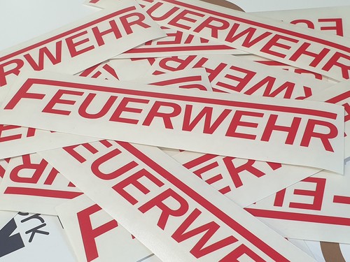 Feuerwehr aufkleber sticker - aufkleber,