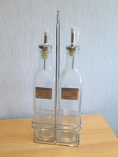 Menage, Essig Oel Spender, Ölflasche , Glas, Vintage