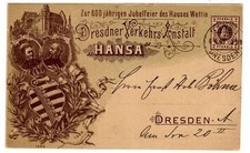 Stadtpost DRESDEN  2Pf 800