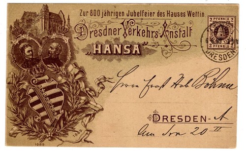 Stadtpost dresden 2pf 800 - dresden,