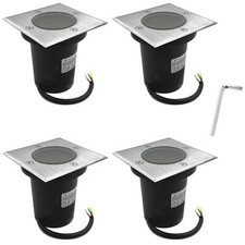 Bodeneinbaustrahler LED 230V Bodenleuchte Einbaustrahler Außenleuchte Lampe GU10