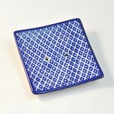 Seifenschale 10 x 10 cm blau