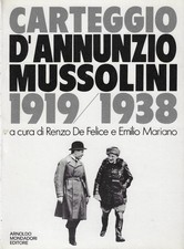 D'Annunzio, Gab..CARTEGGIO