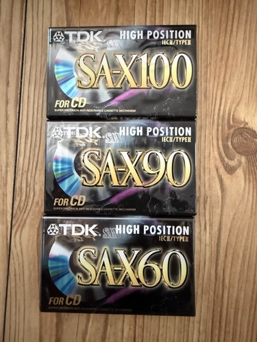 Kassetten tdk 100 90 60 - tdk, sa-x