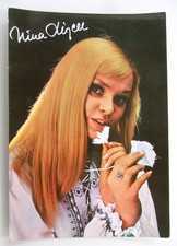 NINA LIZELL Schlagersänger aus Schweden (Sverige) 1972 signierte DDR Fotokarte