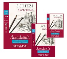Fabriano Zeichenpapier / Skizzenpapier - 50 Blatt Skizzenblock DIN A5 bis DIN A2