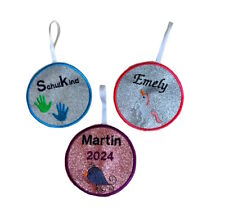 Glitter Anhänger, mit Name