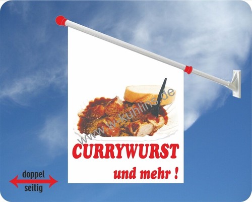 Flagge imbiss currywurst - imbiss,,