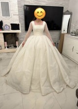 Brautkleid Hochzeitskleid Prinzessin arabisch Glitzer Pompös Luxus 36