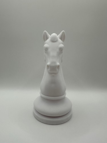 Eleganter schach springer - schach,