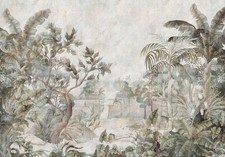 VLIES Fototapete-BLÄTTER-(15095)-Dschungel Palmen Modern Wand-Dekor +Kleister