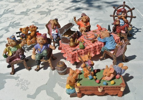 10tlg piraten gelage - gelage, figuren