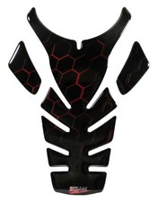 Tankpad Waben Muster Rot